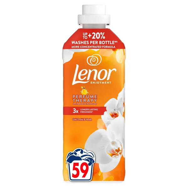 Audinių minkštiklis LENOR GOLD ORCHID&VANILLA, 59 sk., 1239 ml