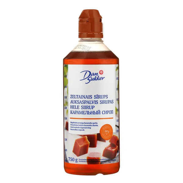 Cukura sīrups Dansukker zeltainais 750g