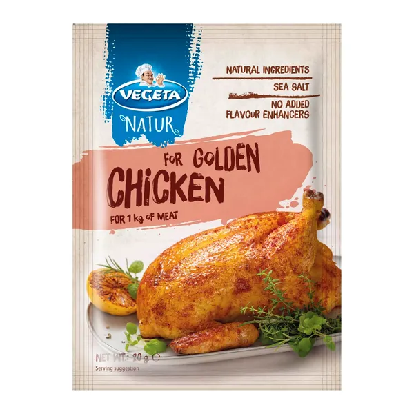 Auksinės vištienos prieskoniai VEGETA NATUR, 20 g