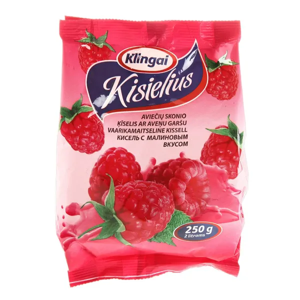 Aviečių skonio kisielius KLINGAI, 250 g