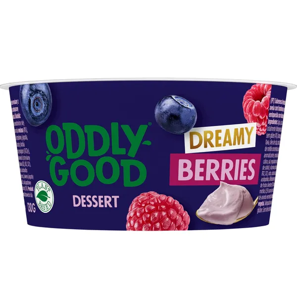 Avižų desertas ODDLYGOOD DREAMY su uogomis, 130 g