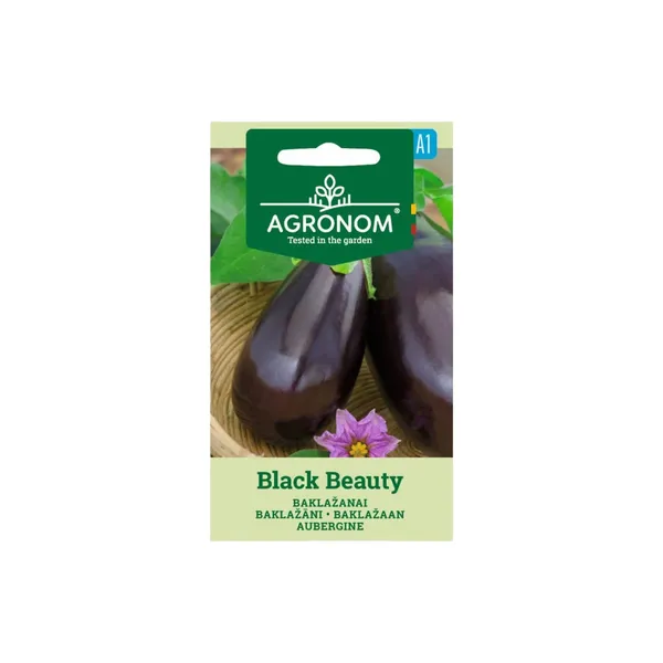 Baklažanai Black beauty,  AGRONOM