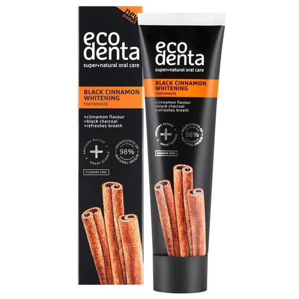 Balinamoji dantų pasta su gintaro ekstraktu ECODENTA, 100 ml