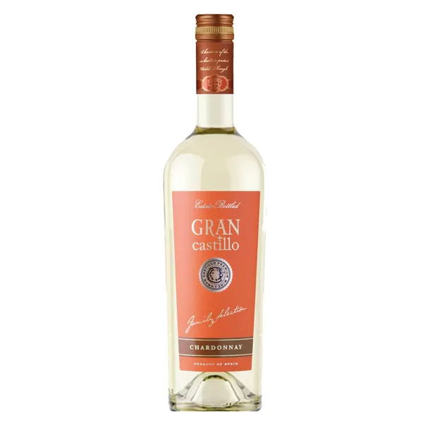 Baltasis pusiau sausas vynas GRAN CASTILLO FAMILY SELECTION CHARDONNAY, 11 %, 0,75 l