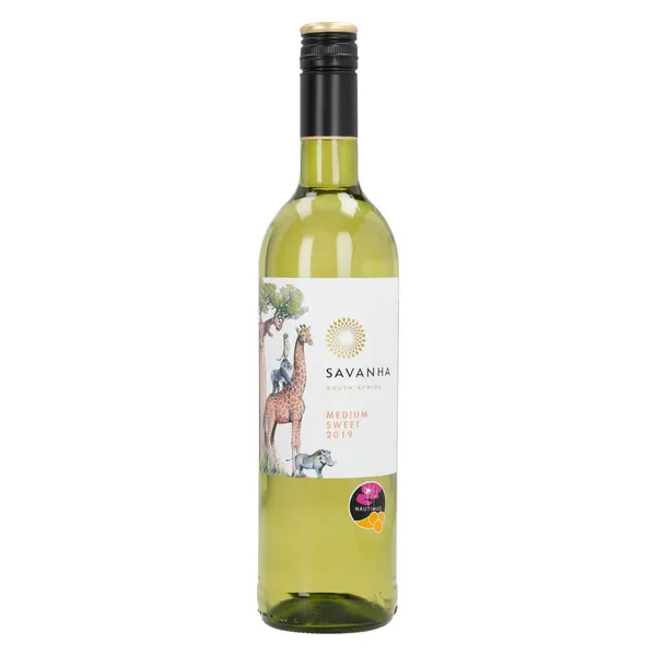 Baltasis pusiau saldus vynas SAVANHA MEDIUM SWEET, 11,5 %, 0,75 l