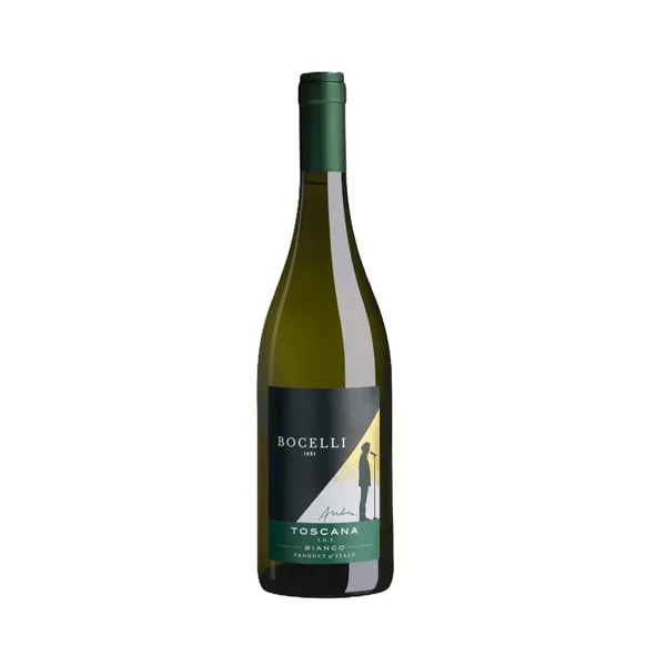 Baltasis sausas vynas ANDREA BOCELLI TOSCANA BIANCO, 12,5 %, 0,75 l