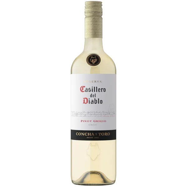 Baltasis sausas vynas CASILLERO PINOT GRIGIO, 12,5 %, 0,75 l