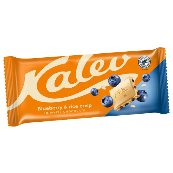 Baltā šok.Kalev mell. un rīsiem 190g