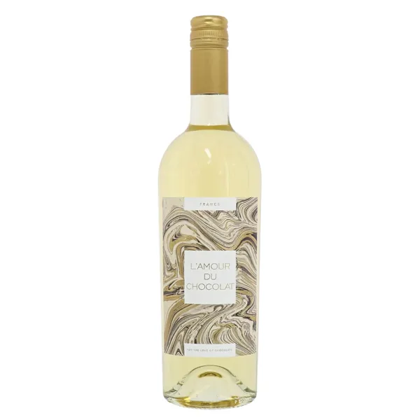 Baltasis vynas L'AMOUR DU CHOCOLAT VIOGNIER CHARDONNAY IGP PAYS D'OC, 13 %, 0,75 l