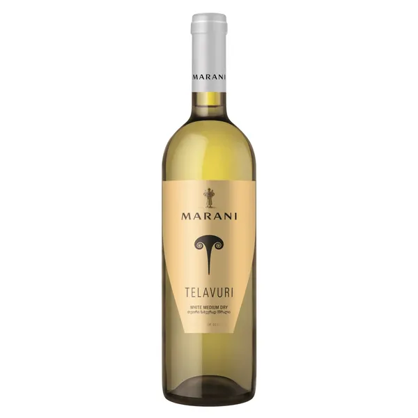 Baltasis pusiau sausas vynas MARANI TELAVURI, 0,75 l