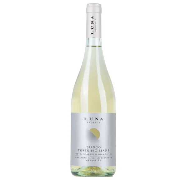 Baltas sausasis vynas LUNA ARGENTA BIANCO TERRE SICILIANE, 0,75 l