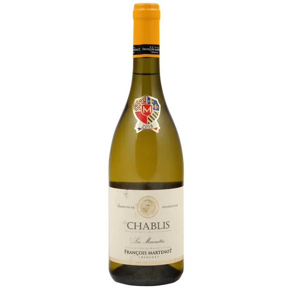 Baltasis sausas vynas FRANCOIS MARTENOT CHABLIS DOP, 0,75 l