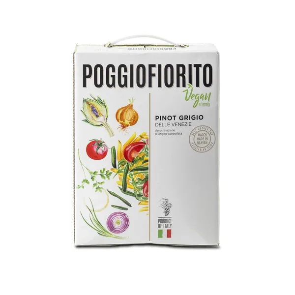 Baltasis vynas POGGIO FIORITO PINOT GRIGIO, 3 l