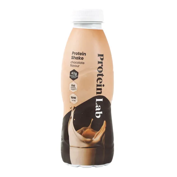 Baltyminis gėrimas PROTEIN LAB, šokolado skonio, su saldikliu, 500 ml