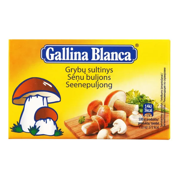 Baravykų sultinys GALLINA BLANCA, 80 g