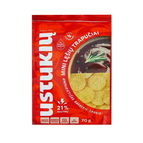 Lēcu uzkoda Ustukiu Malunas ar barbekjū g.70g