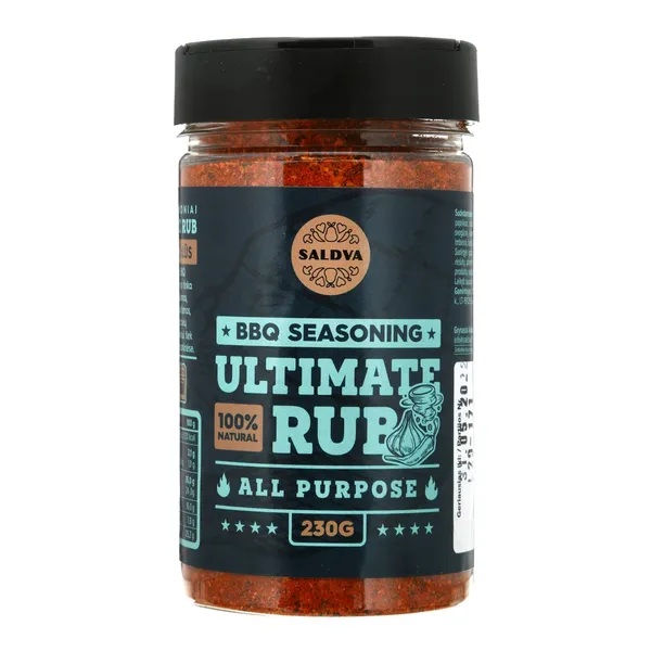 Barbekiu prieskoniai ULTIMATE RUB SALDVA, 230 g