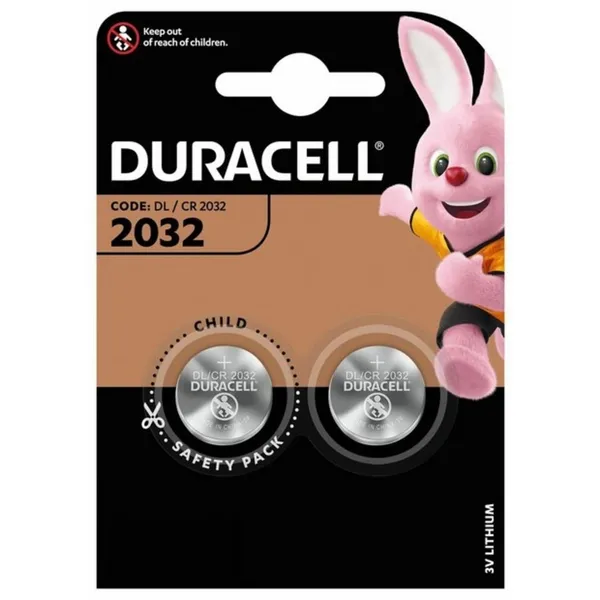 Baterijos DURACELL 2032, 2vnt