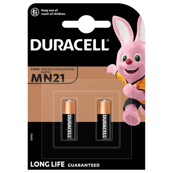 Baterijos DURACELL MN21, 2vnt.