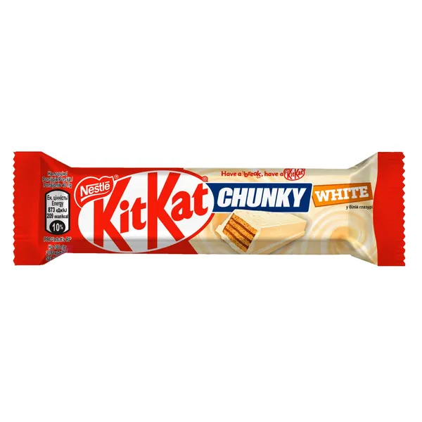 Batonėlis KIT KAT CHUNKY WHITE, 40 g