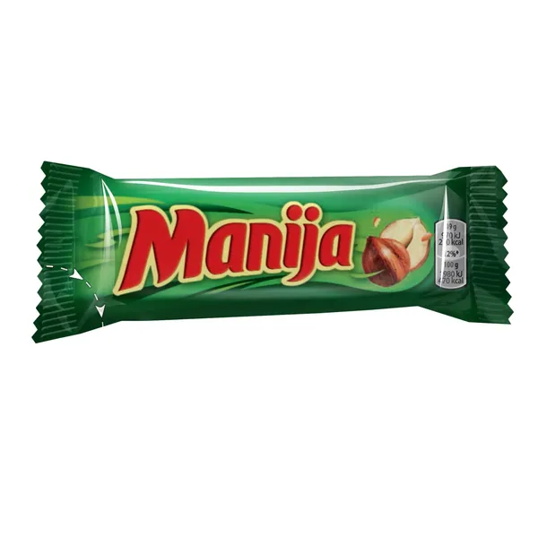 Batoniņš MANIJA ar lazdu riekstiem 49g