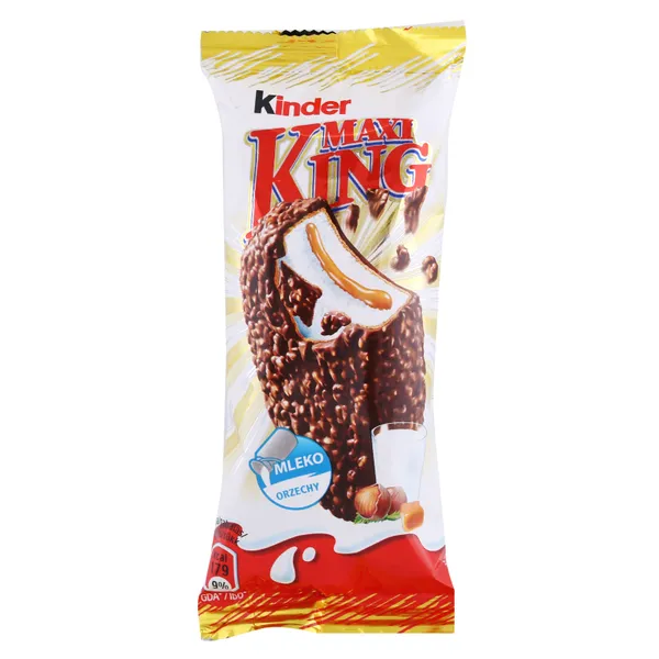 Batonėlis su pienišku karamelės įdaru KINDER MAXI KING, 35 g