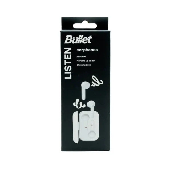 Bezvadu austiņas Bullet ar maciņu