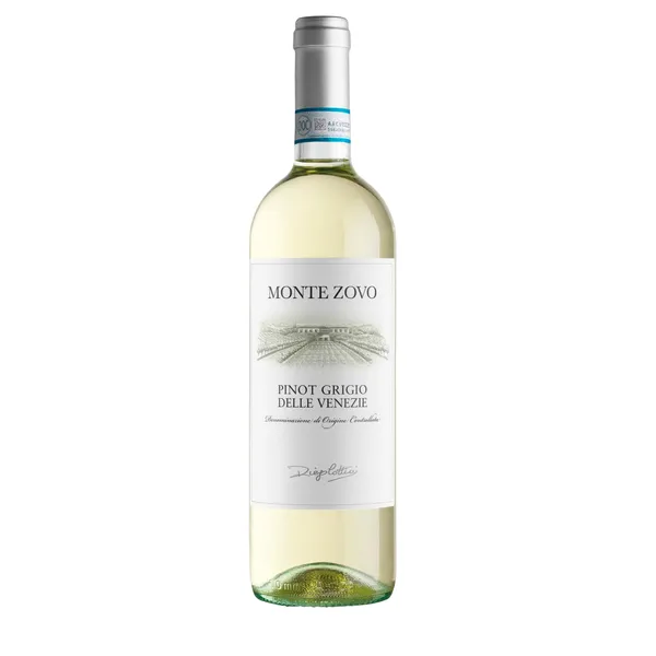 Baltasis pusiau sausas vynas MONTE ZOVO PINOT GRIGIO, 0,75 l