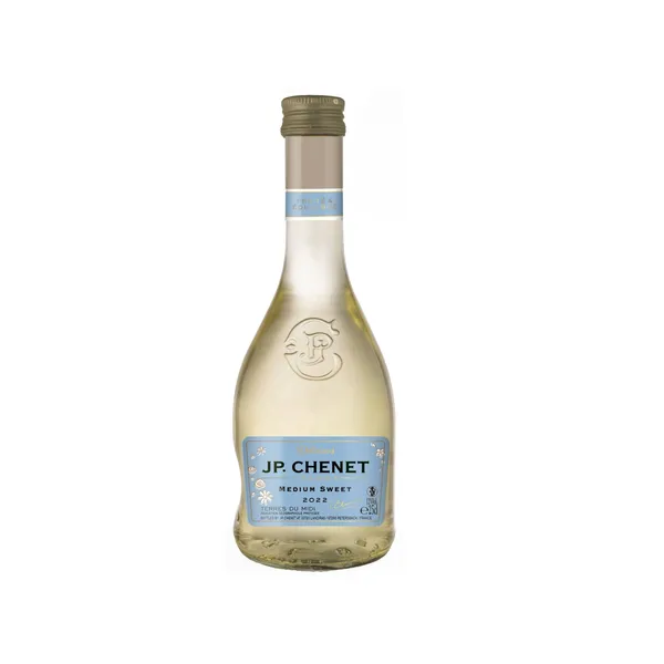 Baltasis pusiau saldus vynas J.P. CHENET MOELLEUX DELICIOUS, 12 %, 0,25 l