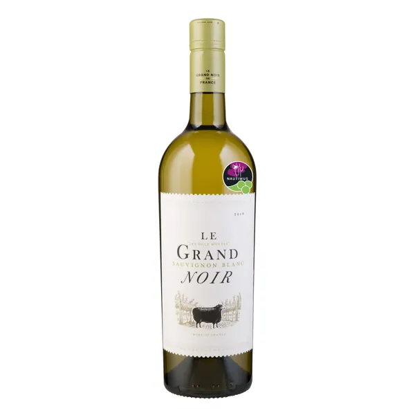 Baltasis pusiau sausas vynas LE GRAND NOIR SAUVIGNON BLANC, 0,75 l