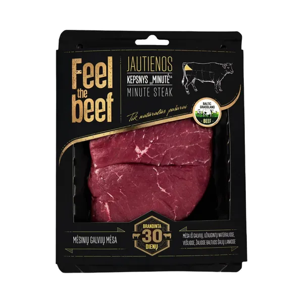 30 dienų brandintos jautienos kepsnys FEEL THE BEEF, 360 g