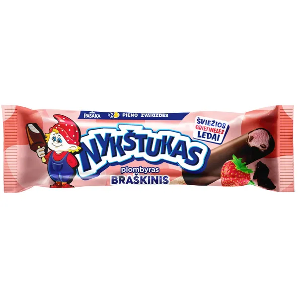 Braškinis plombyras NYKŠTUKAS, 80 ml / 58 g