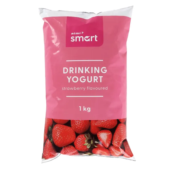 Braškių skonio geriamasis jogurtas RIMI SMART, 1 kg