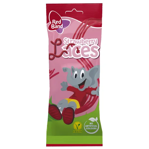 Braškių skonio saldainiai RED BAND SNORE, 100 g