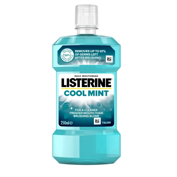 Burnos skalavimo skystis LISTERINE COOL MINT, 250 ml