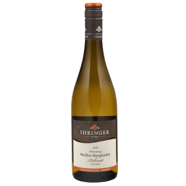 Baltasis sausas vynas IHRINGER FOHRENBERG WEISSER BURGUNDER KABINETT 12,5% 0,75l