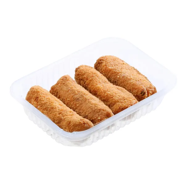 Bulviniai piršteliai su šalto rūkymo šonine, 1 kg
