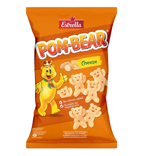 Bulvinis užkandis ESTRELLA POM-BEAR CHEESE, 65 g