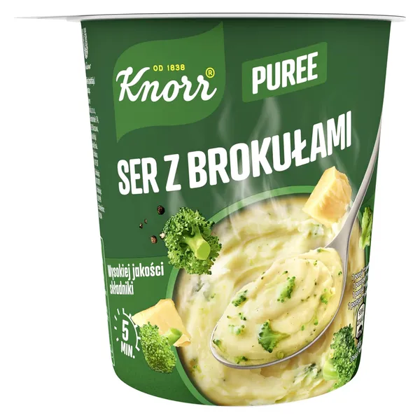 Bulvių košė su sūriu ir brokoliais KNORR, 50 g