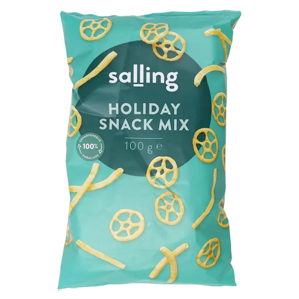 Bulvių traškučiai SALLING HOLIDAY SNACK MIX, 100 g