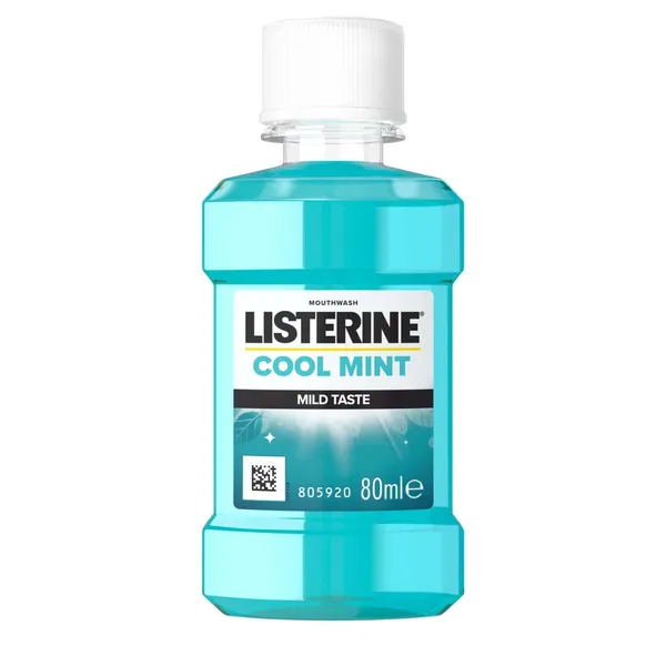 Burnos skalavimo skystis LISTERINE Coolmint Mild taste, 80 ml