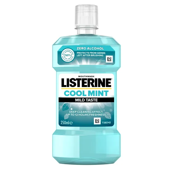 Burnos skalavimo skystis LISTERINE MILD TASTE, 250 ml
