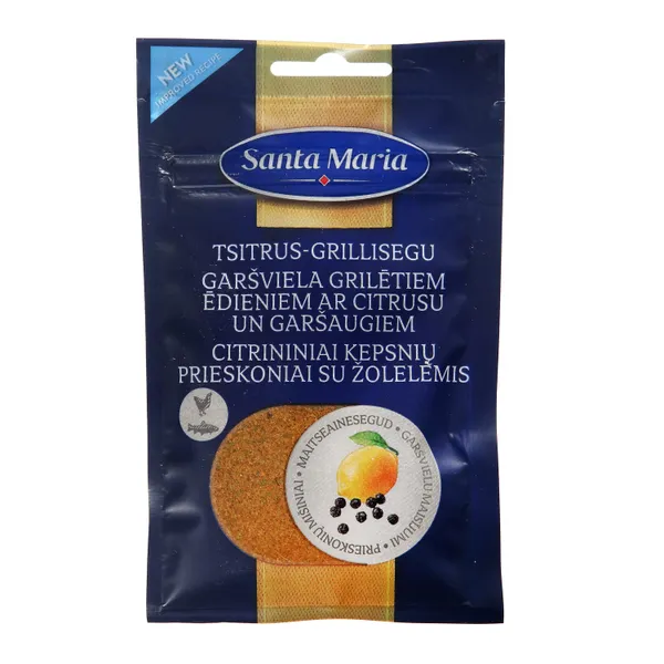 Citrininiai kepsnių prieskoniai SANTA MARIA, 35 g