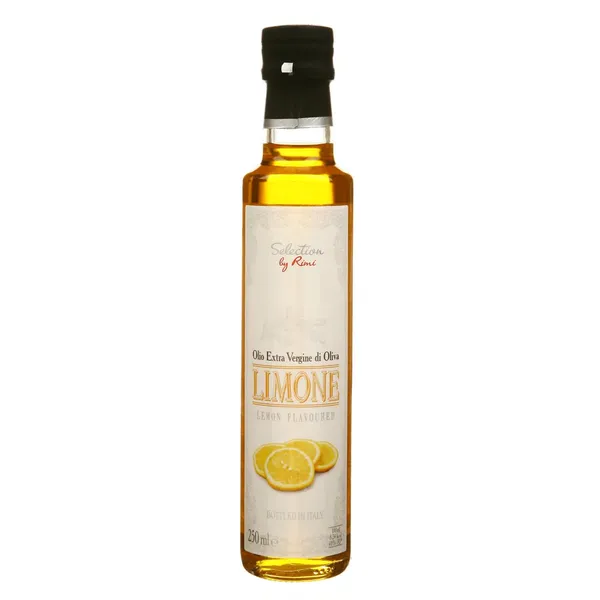 Aukščiausios kokybės pirmojo spaudimo citrinų skonio alyvuogių aliejus SELECTION BY RIMI, 250 ml