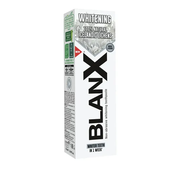 Dantu pasta BLANX Classic Neabrazyviné balinamojiapsaugine, 75 ml