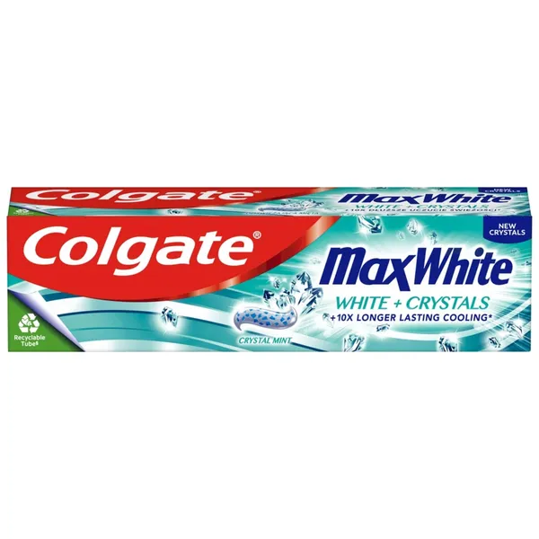 Dantų pasta COLGATE MAX WHITE WHITE CRYSTALS, 75 ml