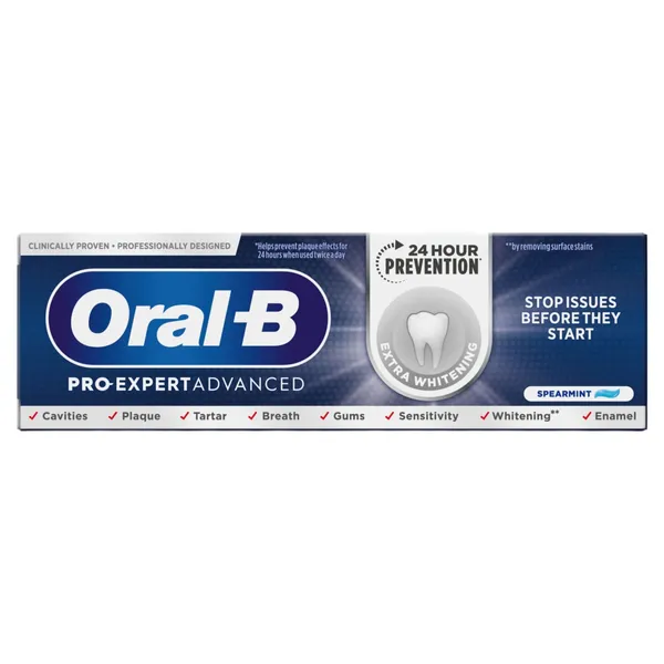 Dantų pasta ORAL-B Pro Expert Advanced, Extra Whitening, 75 ml