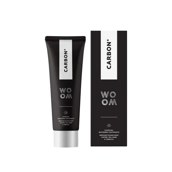 Dantų pasta WOOM CARBON+,75ml