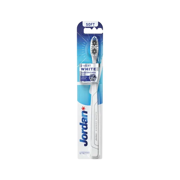 Dantų šepetėlis JORDAN EXPERT WHITE, vidutiniškai minkštas