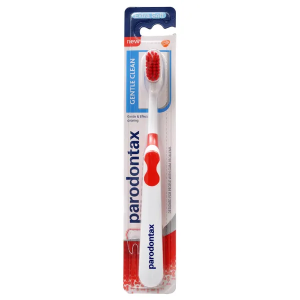 Dnatų šepetėlis PARODONTAX GENTLE CLEAN EXTRA SOFT , 1 vnt